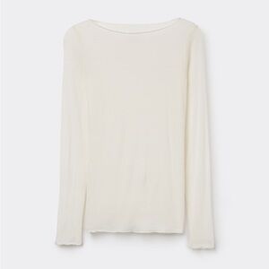 Intimissimi Modal Cashmere Top Boat Neck